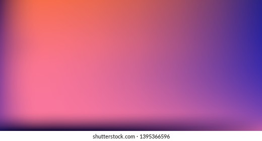 Smooth abstract colorful mesh background. Horizontal layout. Soft fuchsia, pink  blurred  gradient.  Modern blazing backdrop for poster, banner, mobile app screen, invitation.  Vector design