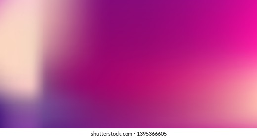 Smooth abstract colorful mesh background. Horizontal layout. Soft fuchsia, pink  blurred  gradient.  Modern blazing backdrop for poster, banner, mobile app screen, invitation.  Vector design