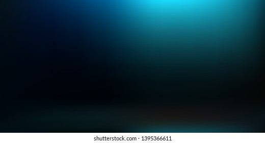 Smooth abstract colorful mesh background. Horizontal layout. Soft teal, turquoise  blurred  gradient.  Modern blazing backdrop for poster, banner, mobile app screen, invitation.  Vector design