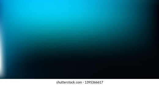 Smooth abstract colorful mesh background. Horizontal layout. Soft teal, turquoise  blurred  gradient.  Modern blazing backdrop for poster, banner, mobile app screen, invitation.  Vector design