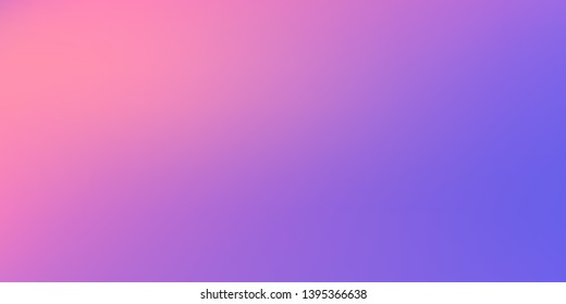 Smooth abstract colorful mesh background. Horizontal layout. Soft fuchsia, pink  blurred  gradient.  Modern blazing backdrop for poster, banner, mobile app screen, invitation.  Vector design