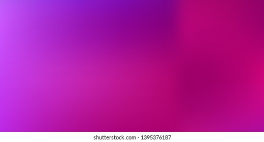 Smooth abstract colorful mesh background. Horizontal layout. Soft fuchsia, magenta blurred  gradient.  Modern blazing backdrop for poster, banner, mobile app screen, invitation.  Vector design