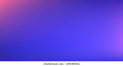 Smooth abstract colorful mesh background. Horizontal layout. Soft fuchsia, magenta blurred  gradient.  Modern blazing backdrop for poster, banner, mobile app screen, invitation.  Vector design