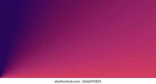 Ein glatter, abstrakter Eckverlauf, der von tiefem Indigo und Violett zu lebendigem Magenta und warmem Rosa übergeht.