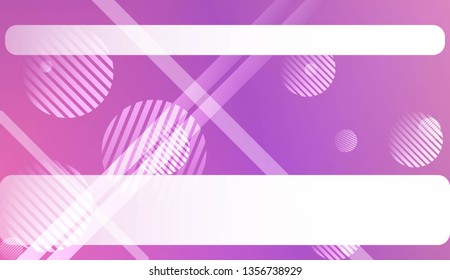 Smooth Abstract geometric Colorful Gradient Background with Line, Circle.s. For Cover Page, Poster, Banner Of Websites. Vector Illustration