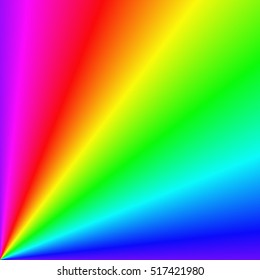 Smooth abstract gradient background in the colors of the rainbow