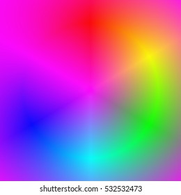 Smooth abstract gradient background in the colors of the rainbow