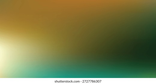 Un gradiente suave y abstracto que combina tonos dorados cálidos con verdes y azules profundos y malhumorados, creando una imagen serena y atmosférica.