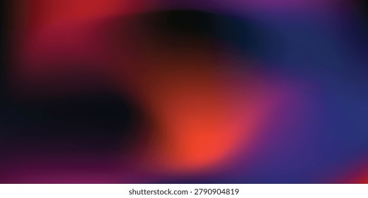 A smooth, abstract gradient featuring a blend of deep purples, fiery reds, and dark blues, creating a dynamic and modern visual.