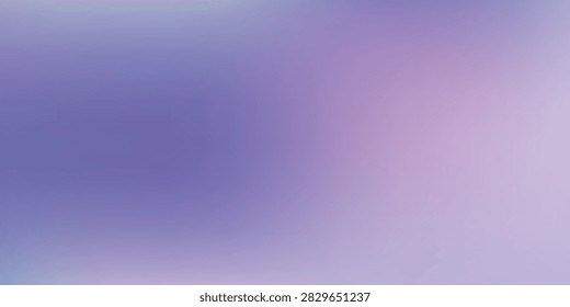 A smooth, abstract gradient featuring a blend of soft purple and blue tones, creating a calming and ethereal visual effect.