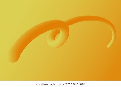 Smooth Abstract Gradient Fluid Tube Swirl Background Design