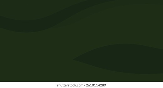 A smooth, abstract green background featuring flowing lines and curves. The design is minimalistic, emphasizing a serene and modern aesthetic