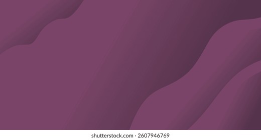 Smooth abstract wave background in rich plum tones with soft gradient shadows.