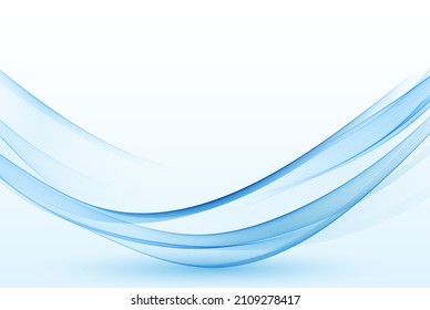 Smooth abstract wave border soft background modern futuristic layout.