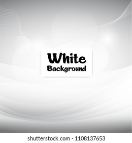 Smooth Abstract White Soft Background Vector Image
