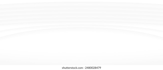 Smooth abstract white wave design with fluid curves and gradients, ideal for modern and minimalist backgrounds