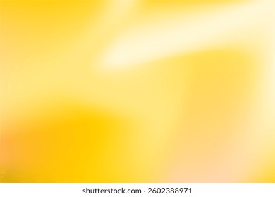 Smooth Abstract Yellow Background With Dreamy Light Effects and Gradient Texture