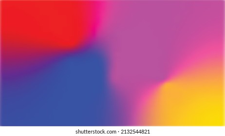 Gradiente de fondo suave rojo azul violeta amarillo