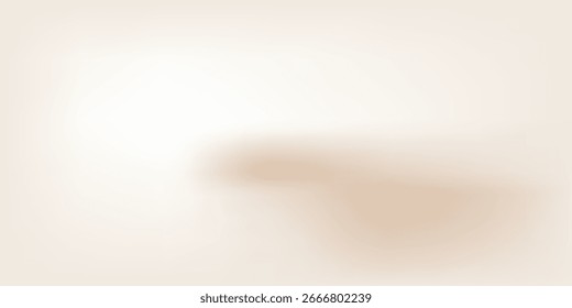 Plano de fundo gradiente bege suave. Papel de parede líquido neutro macio. Textura de cor nua universal para banner, folheto, apresentação