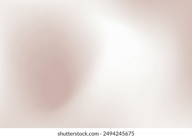 Smooth beige, nude colored bright vector gradient background
