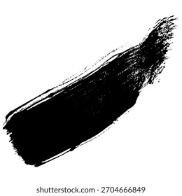 Smooth black brush strokes ideal for grunge-themed text backgrounds