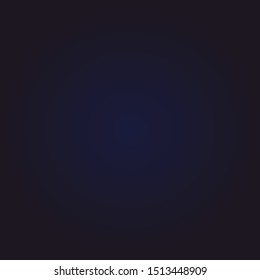 Smooth Black to Navy Gradient Background Vector