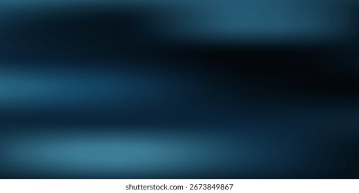 Una suave mezcla de Gradientes azul profundo y negro, creando una atmósfera tranquila y misteriosa como un cielo nocturno en movimiento.