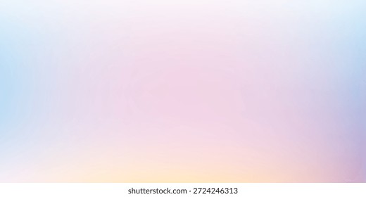 Uma mistura suave de cores pastel, criando uma atmosfera serena e sonhadora.