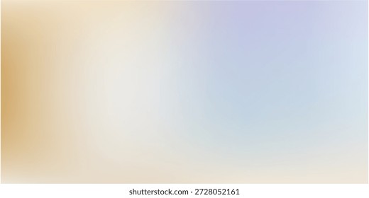 Uma mistura suave de tons beges quentes e azuis frios cria uma atmosfera calmante e etérea.