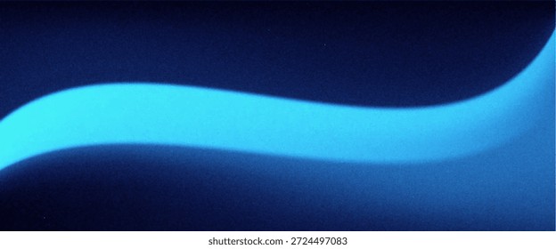 Glatt blauer Farbverlauf-Hintergrund mit türkiser Lichtwelle

