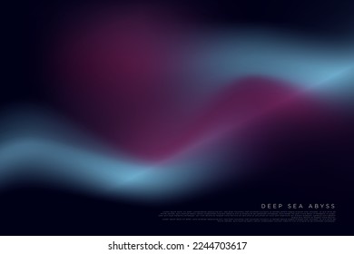 Smooth Blue Gradient Background with dark blue colors and tender waves. Abstract backdrop for poster, banner, website, flyer, presentation, wallpapers, designs. Editable Vector Illustration. EPS 10.
