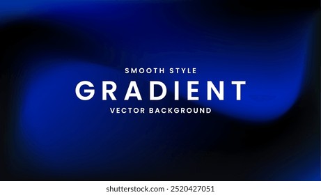 Smooth Blue Gradient Vector Background