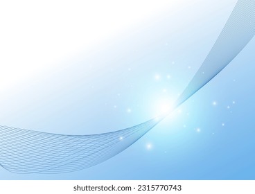 smooth blue line art background