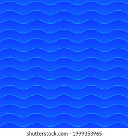 Smooth blue lines. Abstract water background, texture 