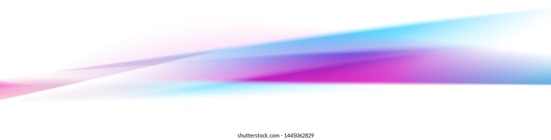 Smooth blue purple stripes abstract banner design. Vector background