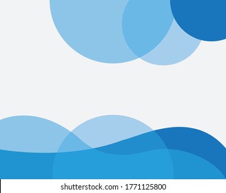 fondo abstracto de onda azul suave