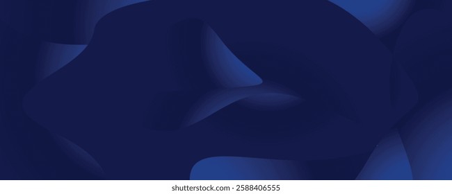 Smooth blue wavy gradient for elegant and professional web and graphic design