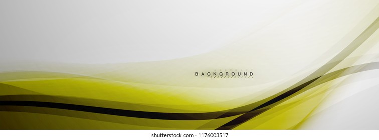 Sanft unscharfer Hintergrund, Farbflusskonzept auf Grau, Vektorgrafik