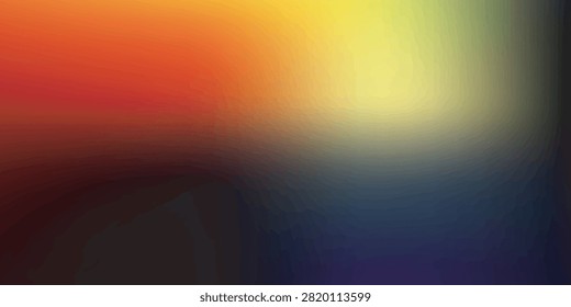 Smooth, blurred color gradient transitioning from warm reds and yellows to deep blues, creating a calm, atmospheric backdrop ideal for web banners, presentations, wallpapers, and modern design projects.
