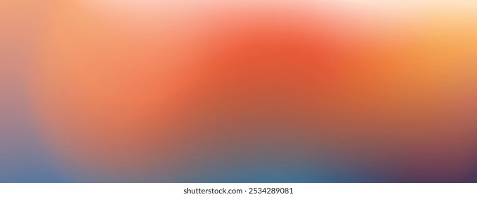 Um plano de fundo gradiente suave e borrado que passa de um laranja claro na parte superior para um azul profundo na parte inferior.