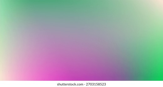 Um gradiente suave e borrado que mistura tons de verde, rosa e roxo. Perfeito para cabeçalhos, cartazes, apresentações ou imagens do produto no site