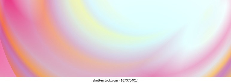 Smooth blurred shiny waves abstract pink vector art background
