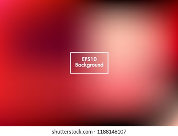 Smooth and blurry colorful gradient mesh background. Vector illustration with bright rainbow colors. Easy editable soft colored vector banner template. Premium quality