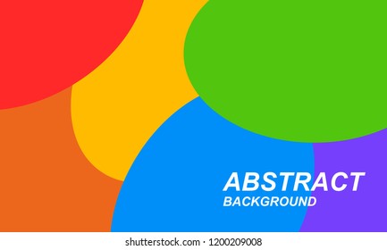 Smooth and blurry colorful gradient mesh background. Vector illustration with bright rainbow colors. Easy editable soft colored vector banner template. Premium quality.