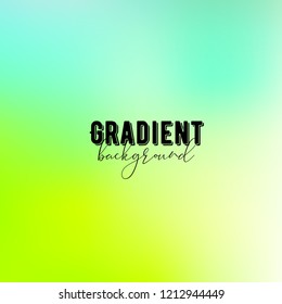 Smooth and blurry colorful gradient mesh background. Vector illustration with bright rainbow colors.