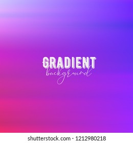 Smooth and blurry colorful gradient mesh background. Vector illustration with bright rainbow colors.