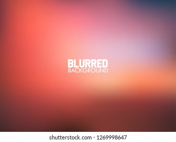 Smooth and blurry colorful gradient mesh background. Vector illustration with bright rainbow colors. Easy editable soft colored vector banner template. Premium quality. - Vector