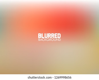 Smooth and blurry colorful gradient mesh background. Vector illustration with bright rainbow colors. Easy editable soft colored vector banner template. Premium quality. - Vector