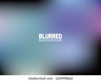 Smooth and blurry colorful gradient mesh background. Vector illustration with bright rainbow colors. Easy editable soft colored vector banner template. Premium quality. - Vector