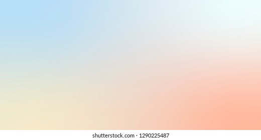 Smooth and blurry colorful gradient mesh background. Vector illustration with bright colors. Easy editable soft colored vector banner template. Premium quality